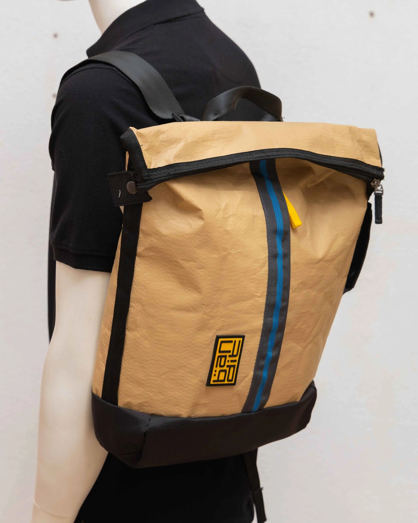 NAD's paper backpack for men.