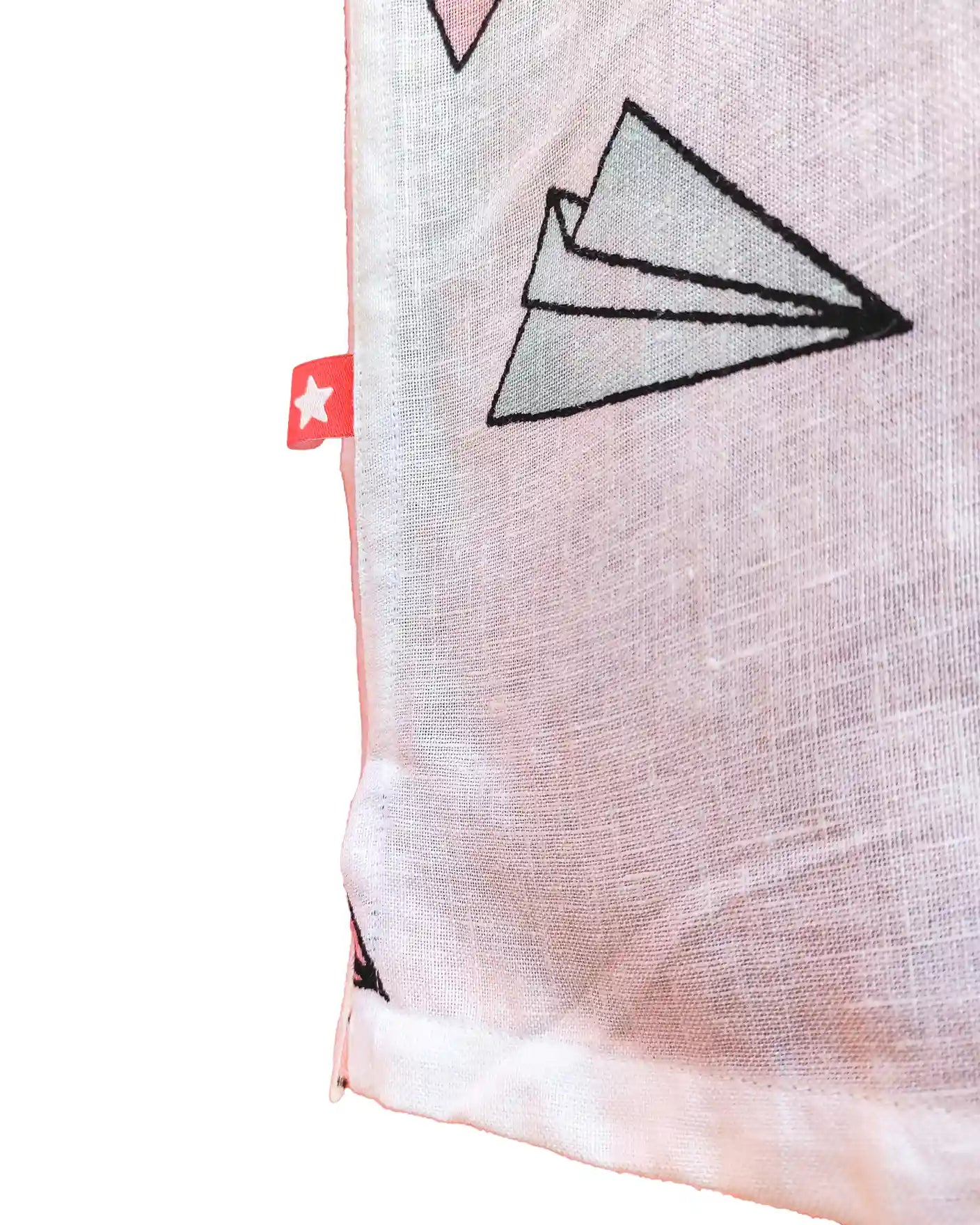 PAPER PLANE PRINT LINEN SHIRT