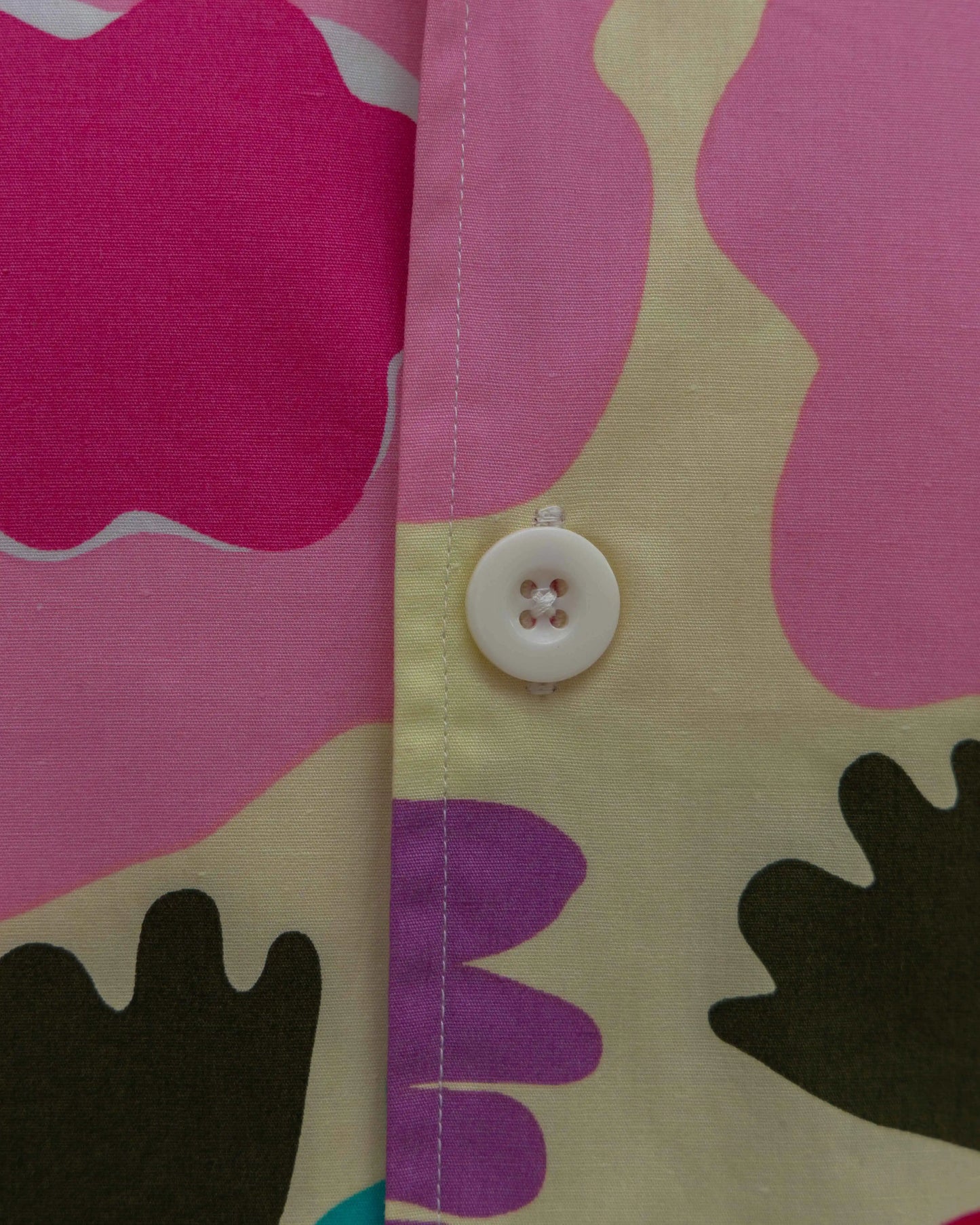 PINK & RED FLORAL POPLIN PRINTED SHIRT
