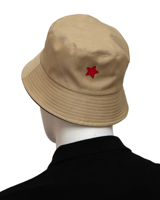 BEIGE BUCKET HAT