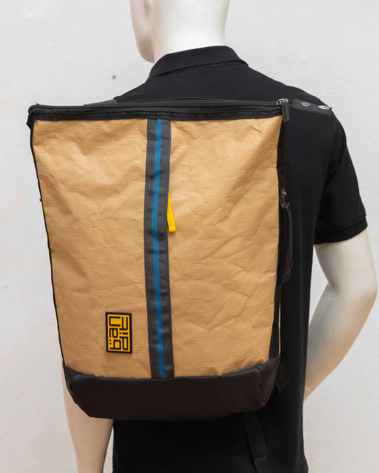 NAD's paper backpack for men.