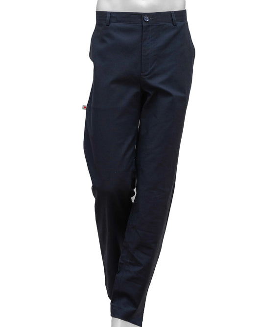 NAD's navy blue cotton pants for men. 